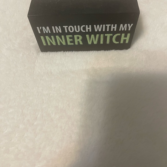 Other - Inner Witch Black block sign